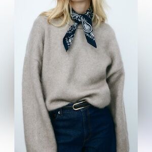 OVERSIZED MOHAIR-BLEND SWEATER